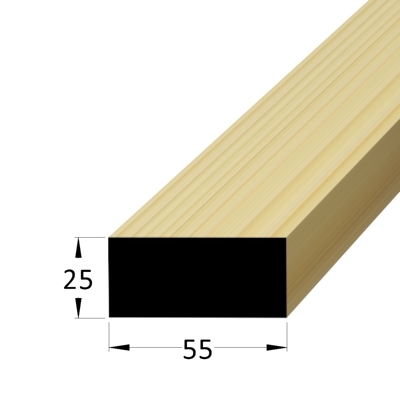 Prkno hobl. BO 25x55 x 2000