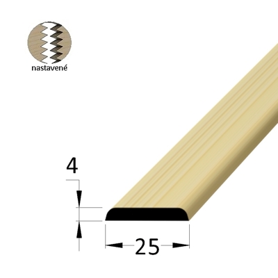 Krycí lišta - K 2504 SM /240 nast.